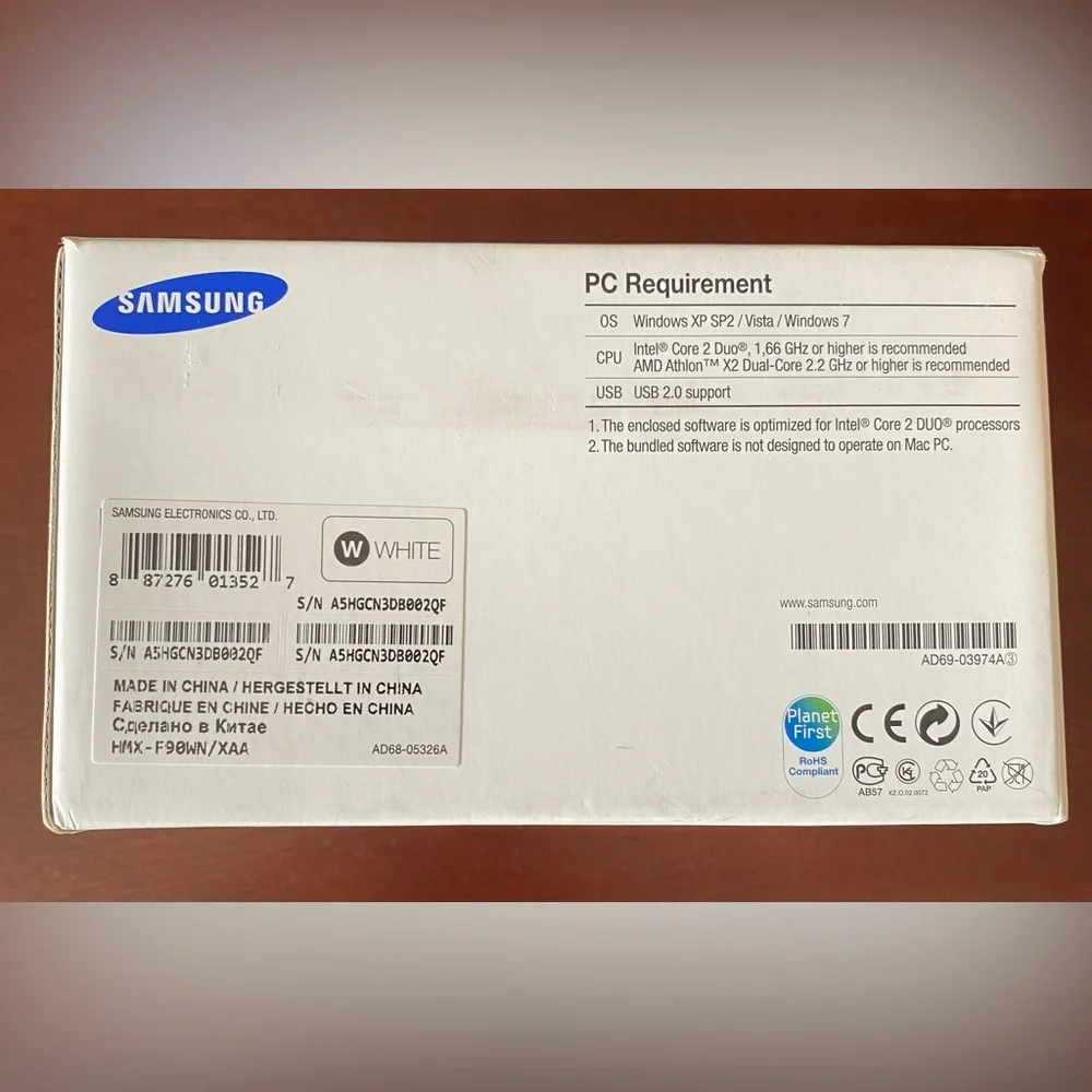 Samsung HMX-F90 HD Camcorder - Picture 5 of 16